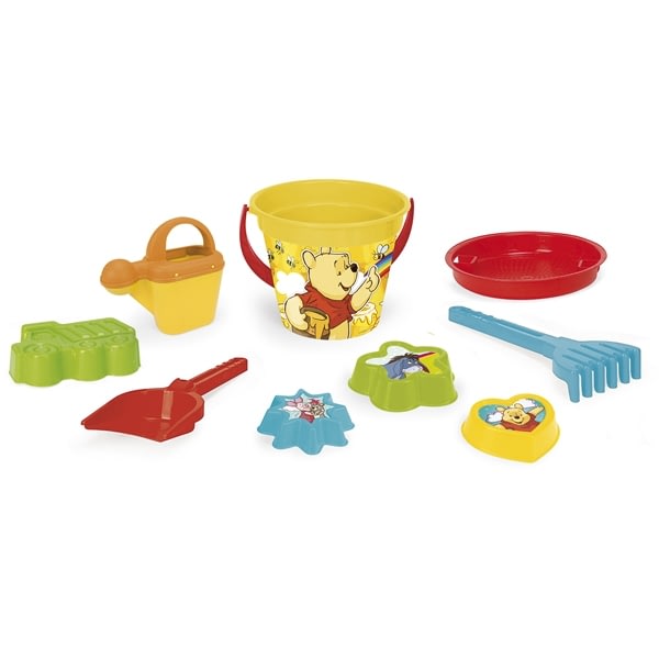 WADER 77135 Winnie the Pooh komplet do piasku 9 el.